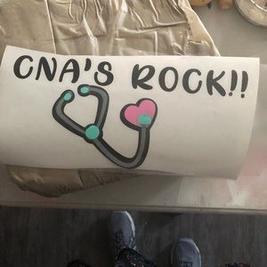 CNA nurse decal